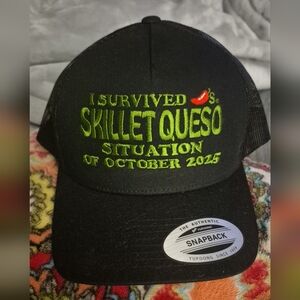 EXCLUSIVE CHILIS BRAND NEW "I SURVIVED CHILIS SKILLET QUESO.." SNAPBACK HAT